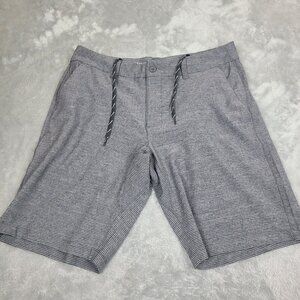 Hang Ten Shorts Mens Size 34 Grey California Chino‎ Hybrid Skate Surf Stretch